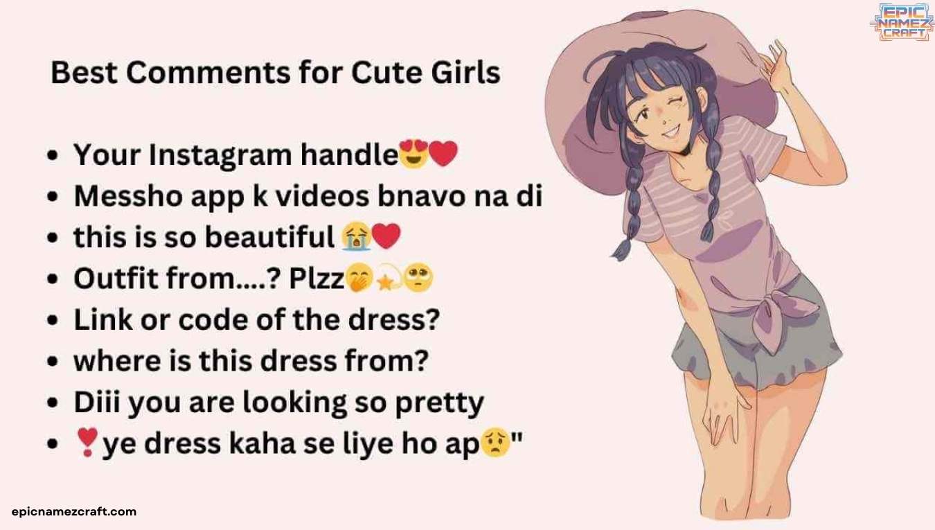 270-best-comments-for-girls-pic-to-impress-her-2025