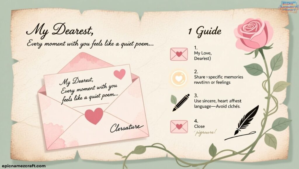 How to write love letters and cards