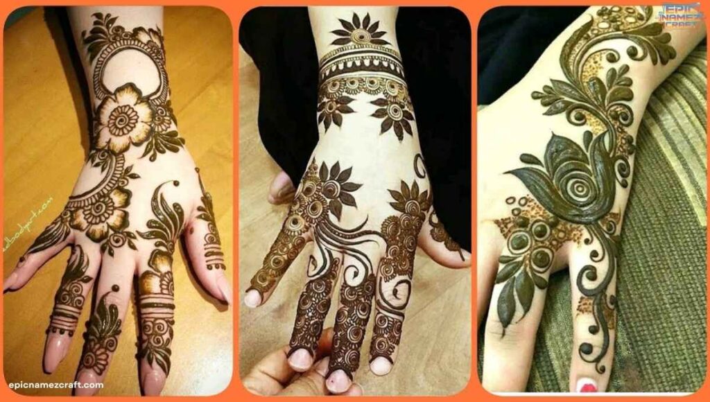 Short Captions for Mehndi Hands
