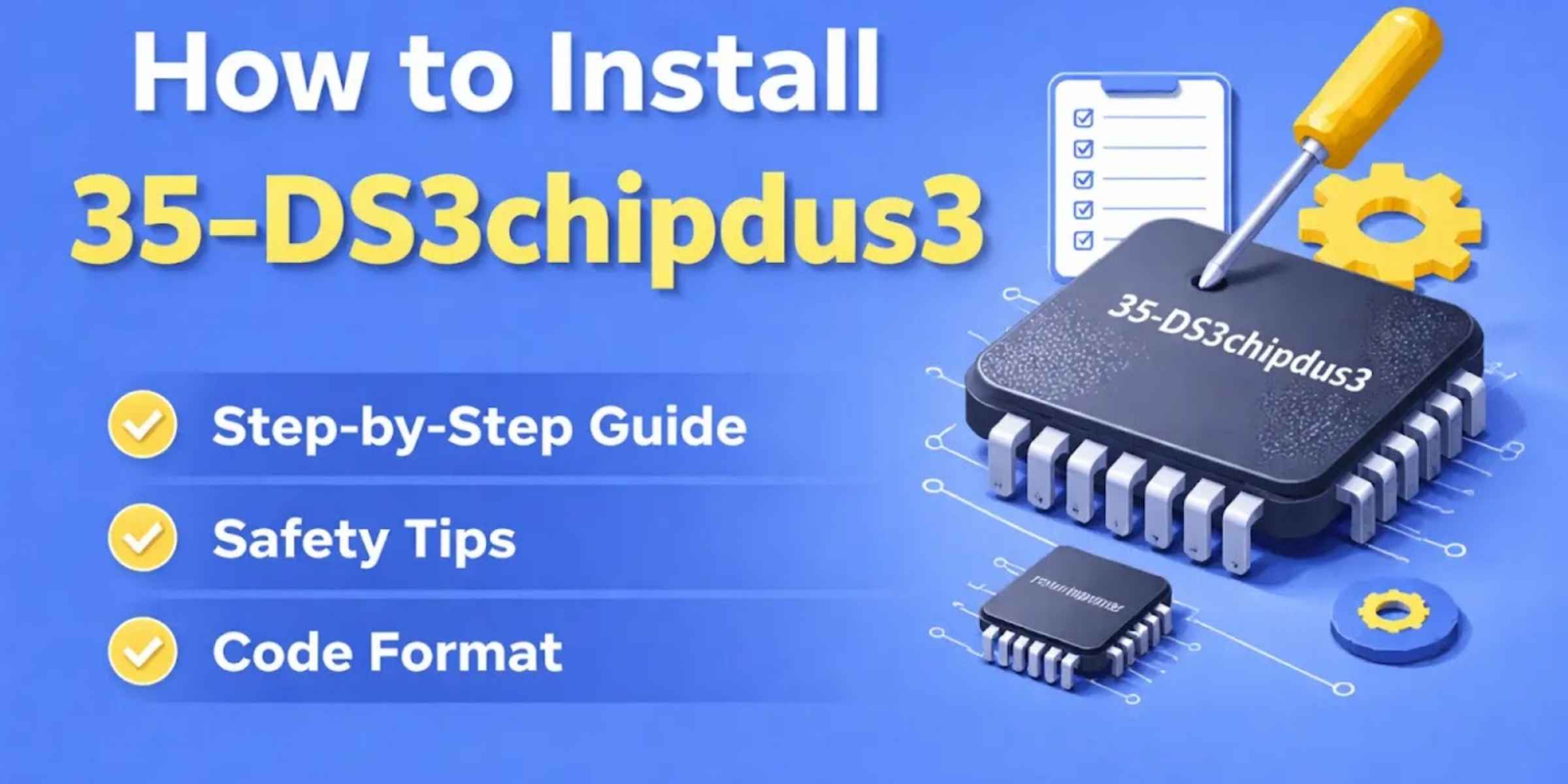 how to install 35-ds3chipdus3