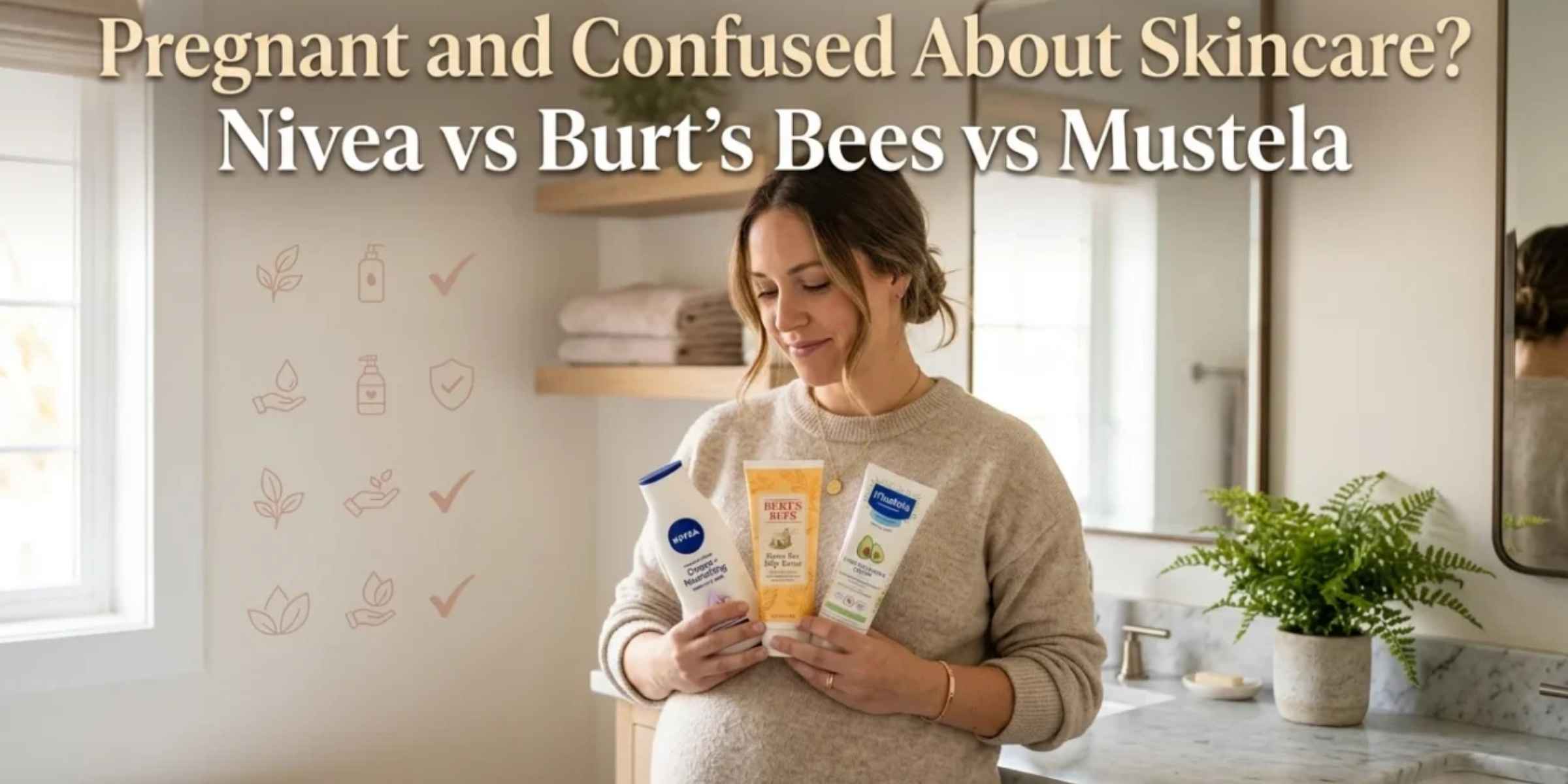i’m a pregnant woman. are nivea products safe compared to burt’s bees or mustela