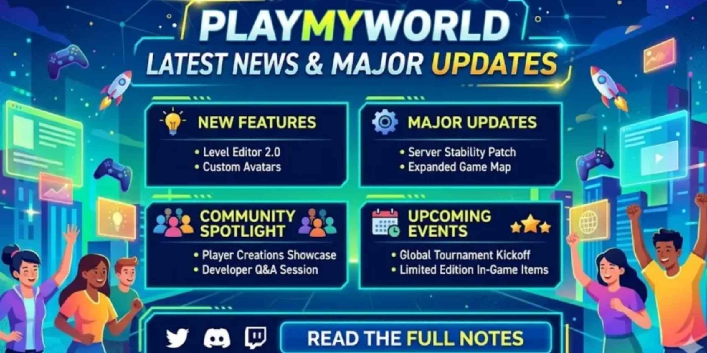 latest news playmyworld