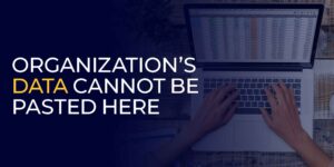 your organization's data cannot be pasted here